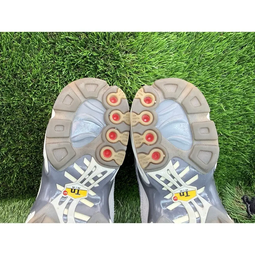 Nike Air Max Plus Lx AH6788-001 Athletic Sneaker Women's 8 Gray Suede Gym Sports